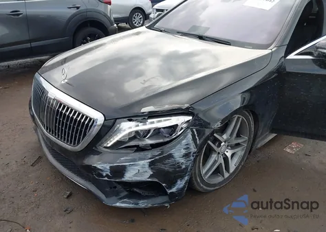 2015 Mercedes-Benz S 550 4Matic из США, поврежденный, VIN WDDUG8FB0FA158111